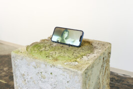 Close up shot of a video art work by Jeanetta Rich titled